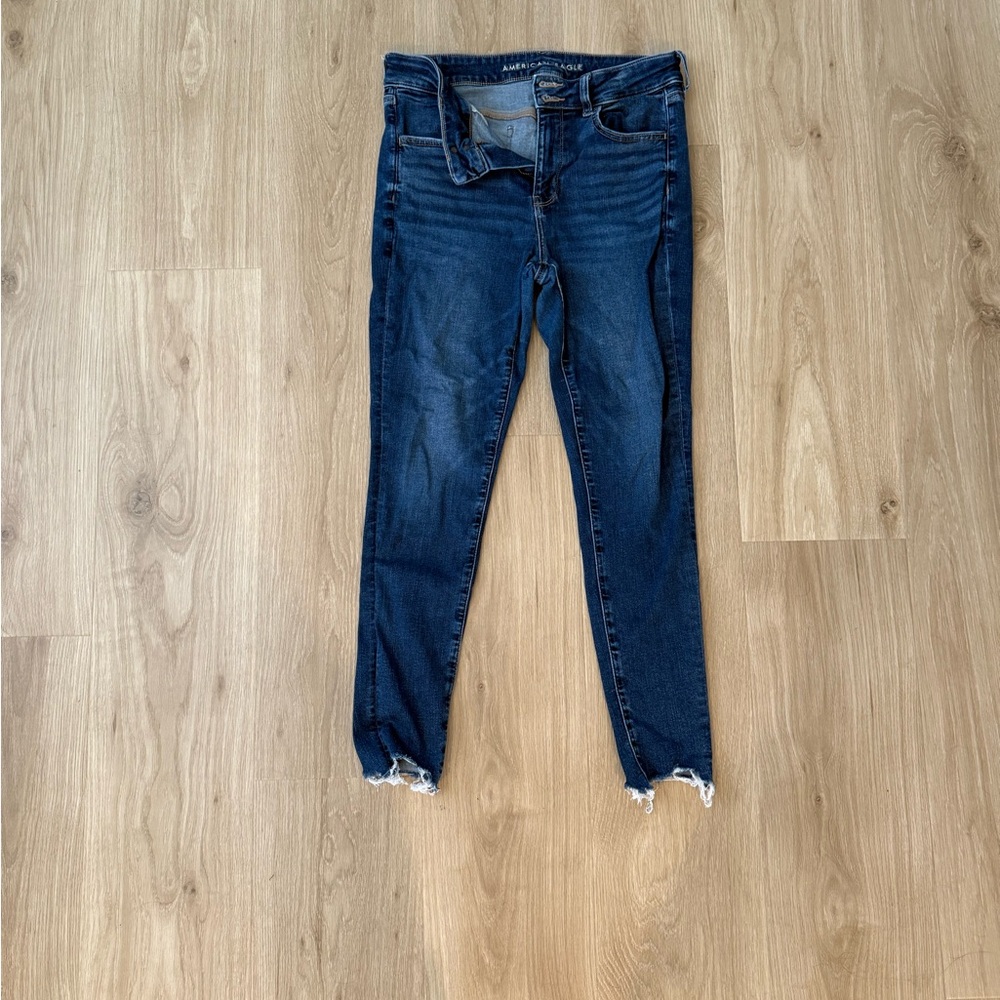 American Eagle Outfitters Dark Blue Denim Jeggings